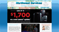 Desktop Screenshot of nwshvac.com
