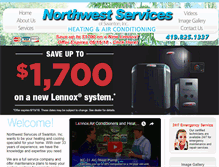 Tablet Screenshot of nwshvac.com
